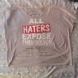 See through crop top